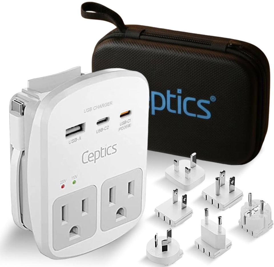 Ceptics Universal Travel Adapter Ki