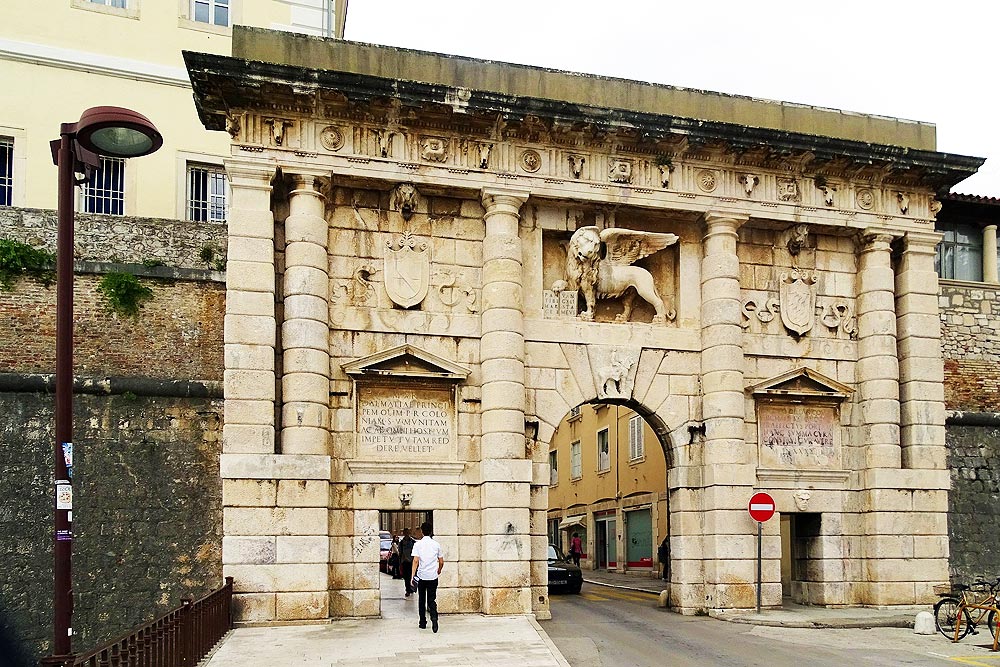 City gate Zadar Croatia