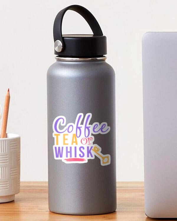 Coffee tea or whiskey - stickers and magnet