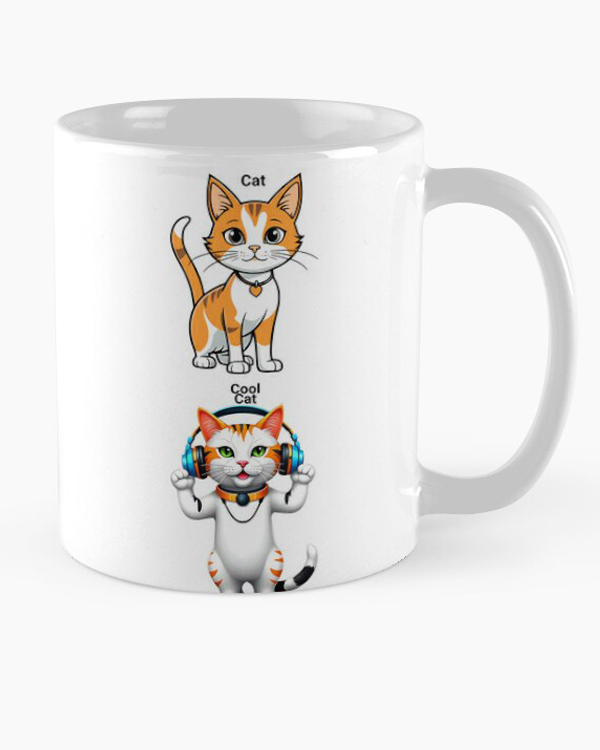 The Cool Cat! T-shirt Men And More