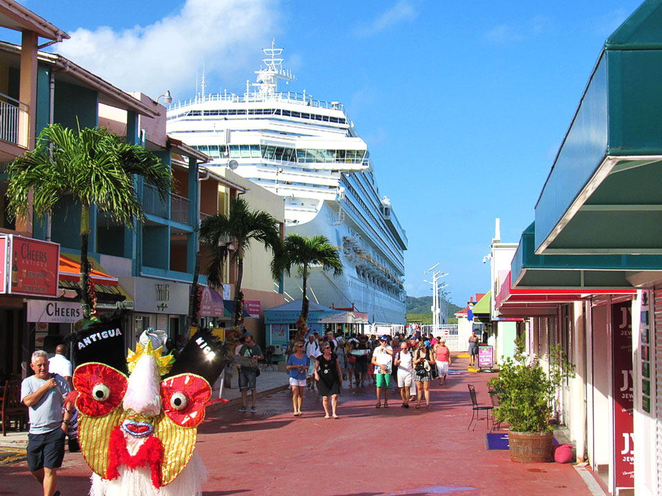 Cruise ship Docked in Antigua and Barbuda