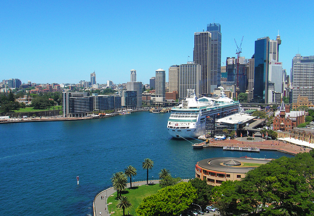 Cruise Ship in Sydney Australia