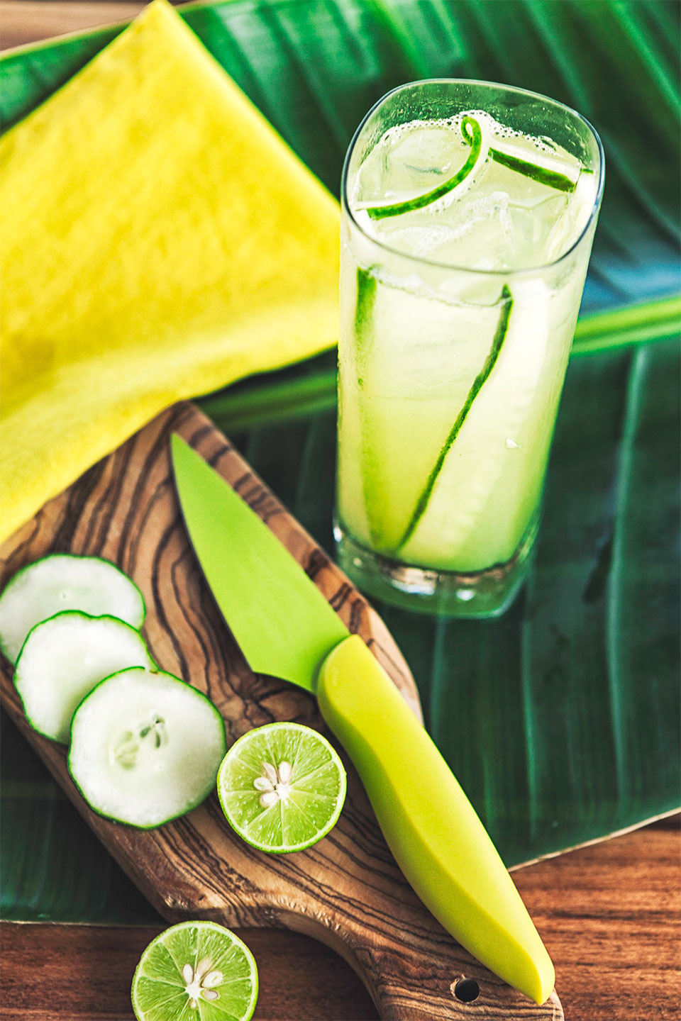 Cucumber cooler cocktail from Sandals Resorts