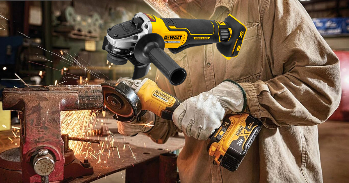 DEWALT 20V MAX Angle Grinder With Paddle Switch