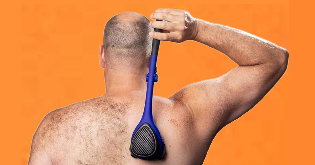 DIY back shaver for men.