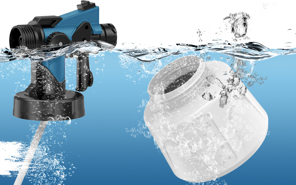 The MirrorZone High Power Electric Spray Paint Gun is easy to clean