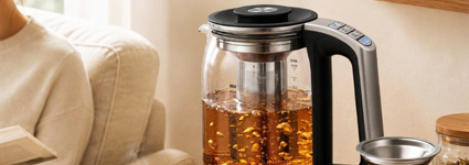 This Newly Released Electric Kettle With Tea Infuser Is A #1 Best Seller On Amazon