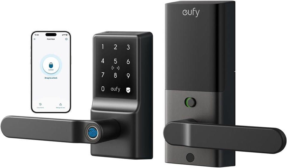 eufy Fingerprint Keyless Smart Lock with Wi-Fi