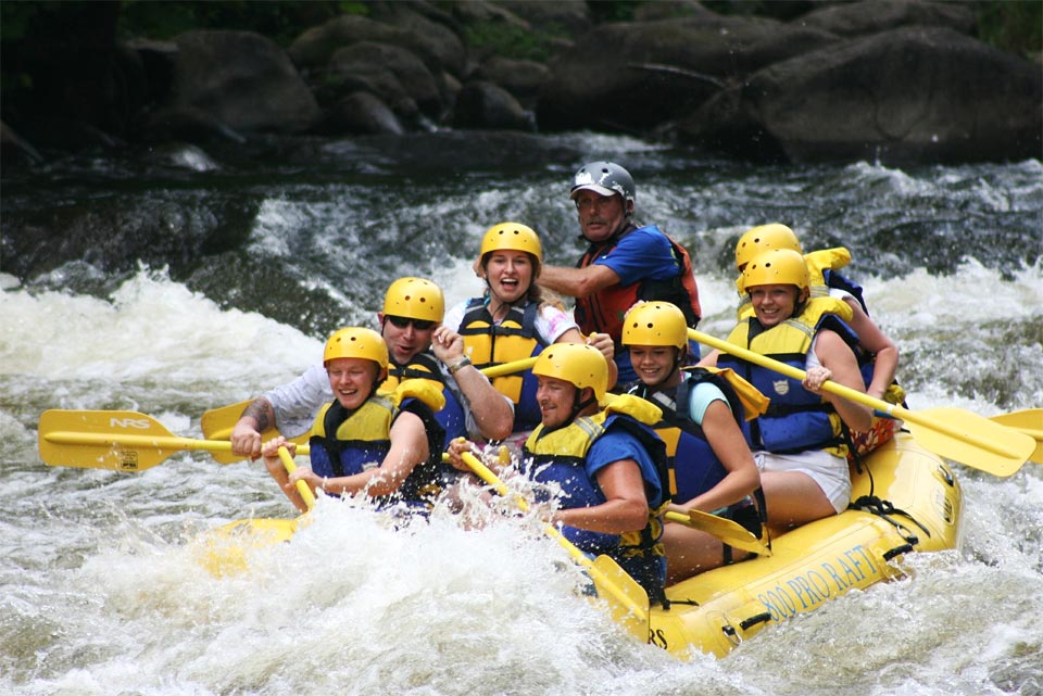 Family rafting