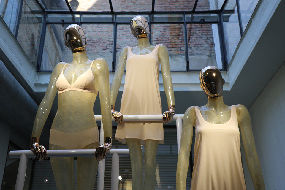 Fashion display, Milan, Italy