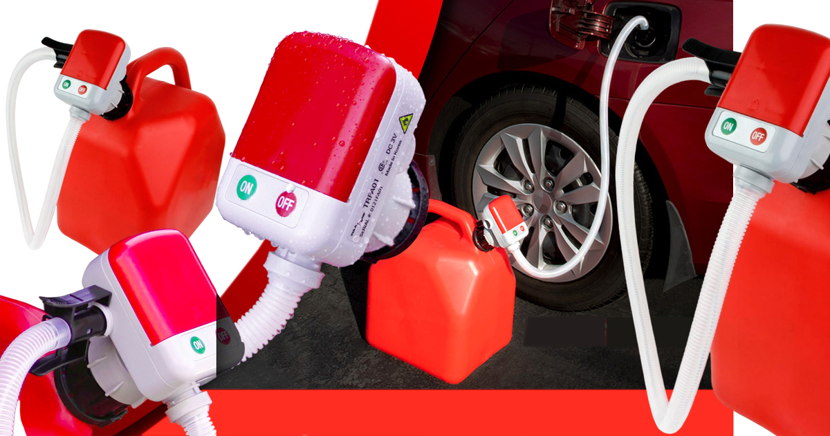This Innovative Gadget Transfers Fuel To Vehicles Effortlessly