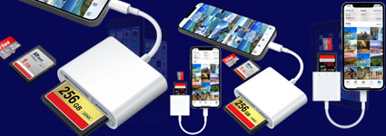 Brilliant 3-In-1 iPhone Card Reader Gadget Enables Easy Video & Photo Transfer