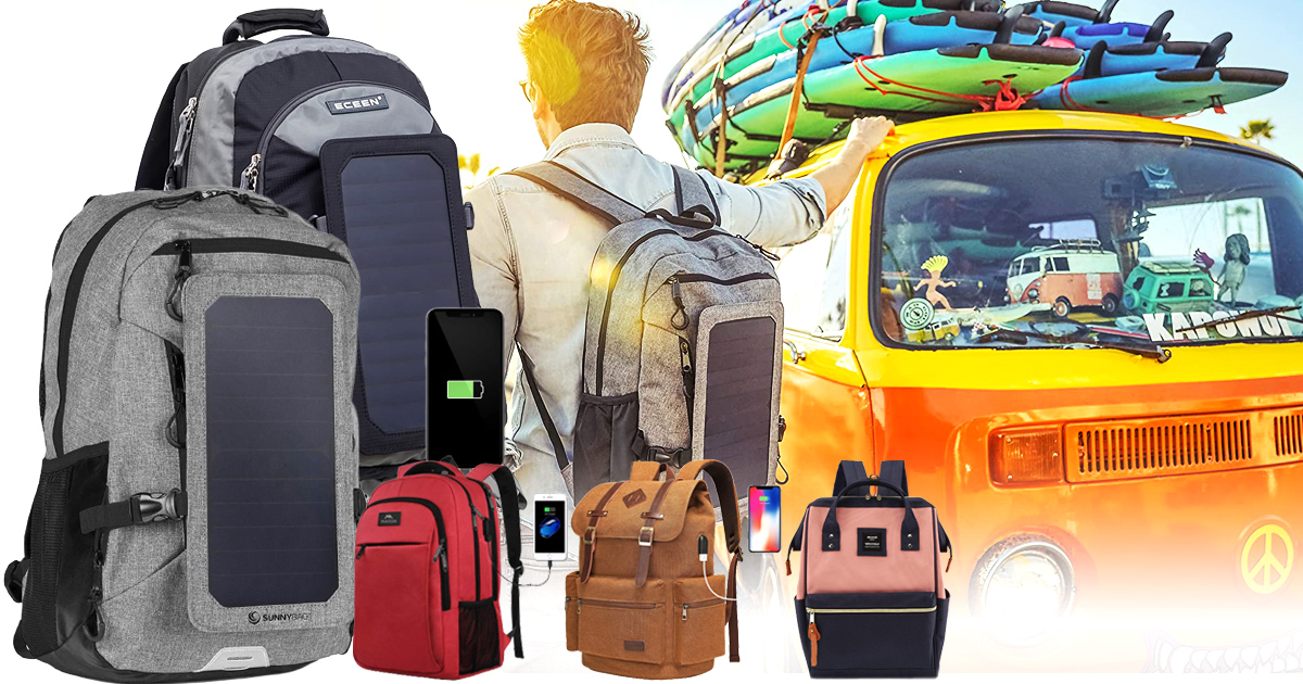 These 5 Backpacks Have Built In Gadgets And Travelers Love Them
