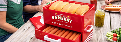 This Hot Dog Steamer And Bun Warmer Is Literally A Game Changer For Large Family Parties