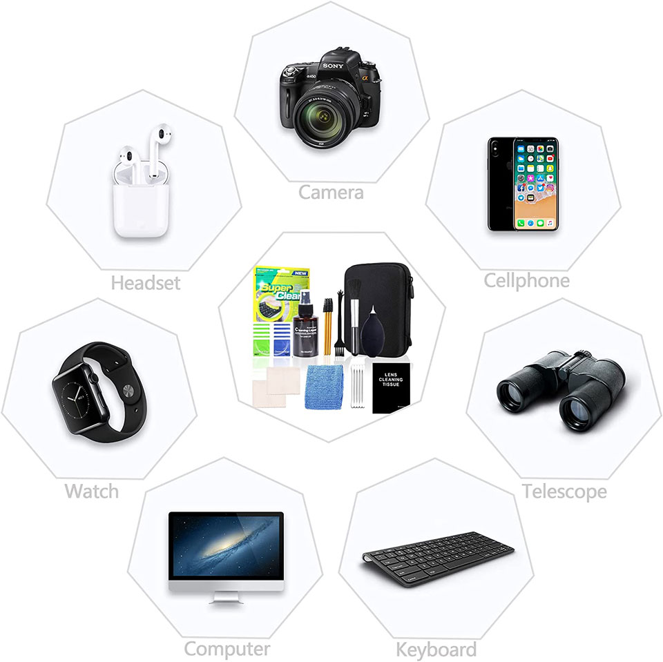 iKanzi Cleaning Kit For Phone, Camera, Keyboard 