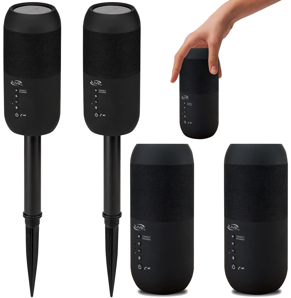 iLive Bluetooth Indoor Outdoor Waterproof Speakers