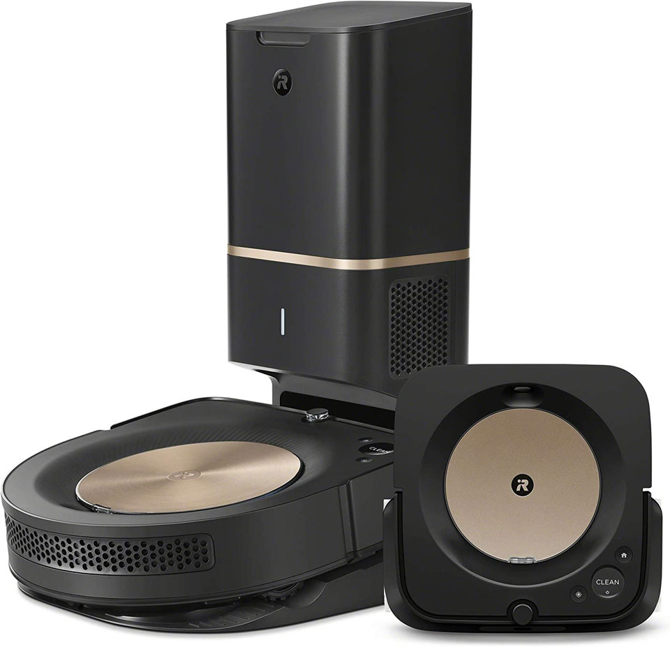 iRobot Roomba S9+ Robot Vacuum & Braava Jet M6 Robot Mop Bundle