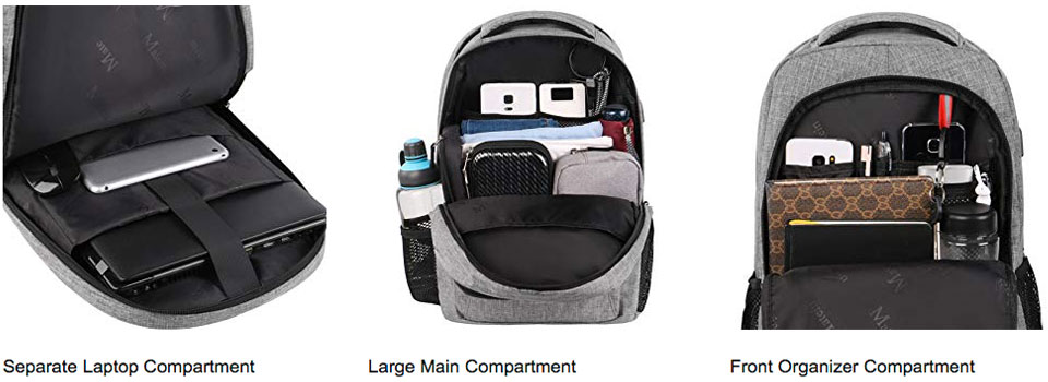 backpack compartments and pockets