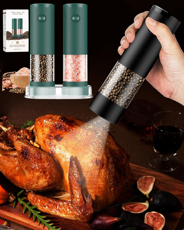 ioion Electric Salt And Pepper Grinder Set