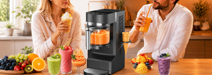This New Release Ice Cream And Slushy Maker Is Under $180 And Even Makes Frappés