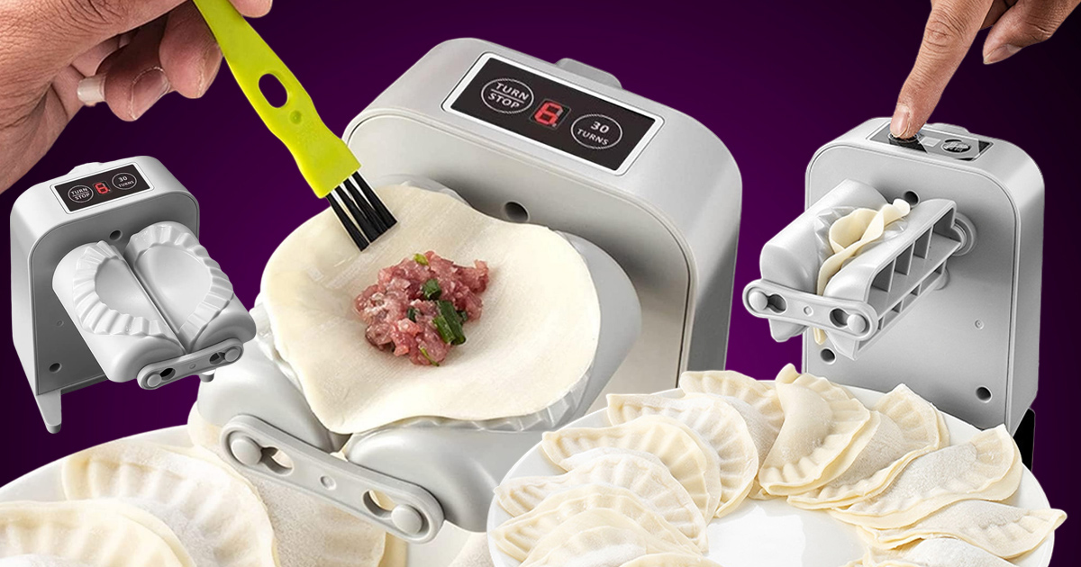 Unique Gadget Helps Make Dumplings And Wontons With The Press Of A Button