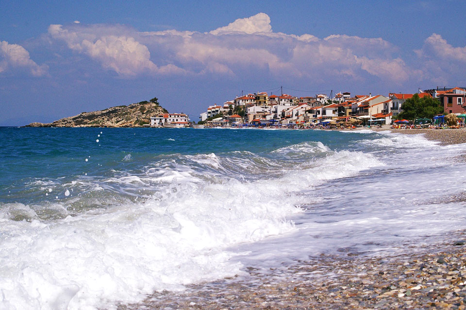 Kokkari beach Samos Greece