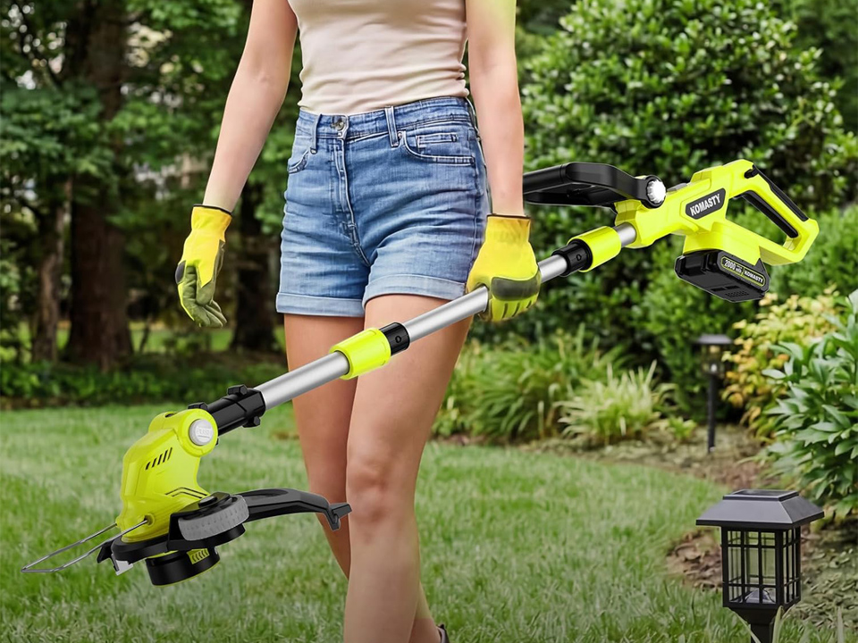 KOMASTY 20V Electric Cordless Weed Wacker And Edger Lawn Tool