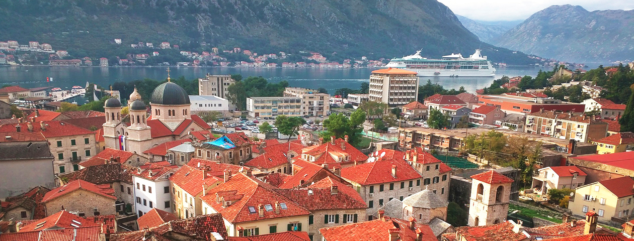 Kotor is the most beautiful coastal town in Montenegro