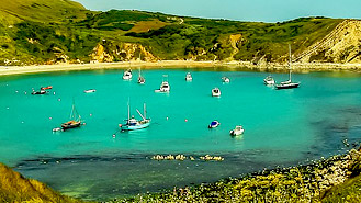 Lulworth Cove Dorset England