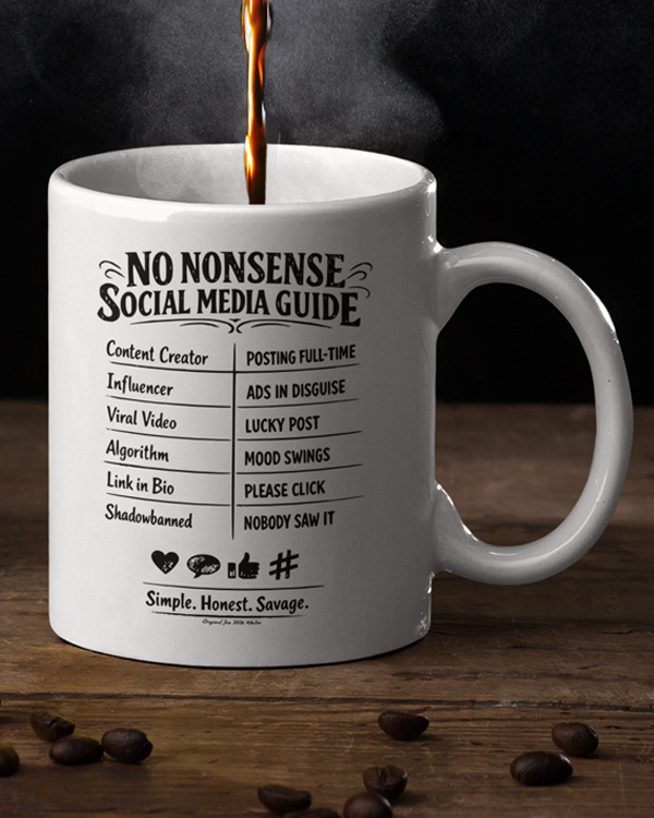 No Nonsense Social Media Guide Coffee Mug And More