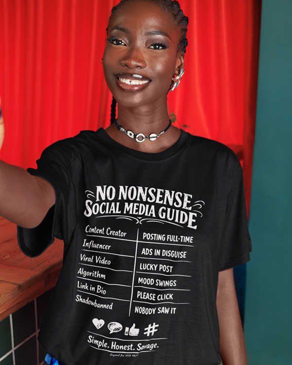 No Nonsense Social Media Guide Tshirt And More