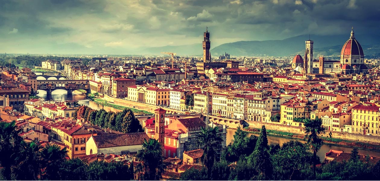 Panorama of Florence Italy