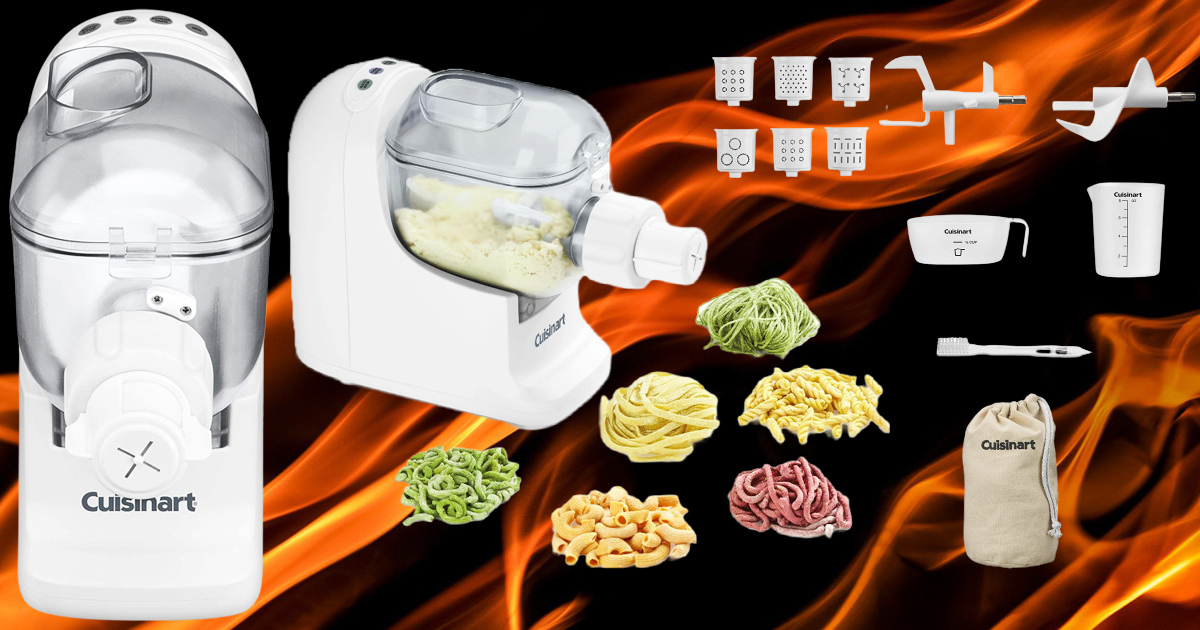 This Awesome Gadget Kneads And Extrudes Pasta And Also Makes Bread Dough