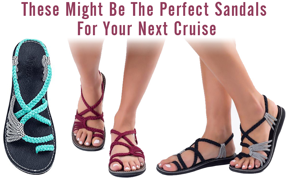 Perfect sandals for cruise and travel