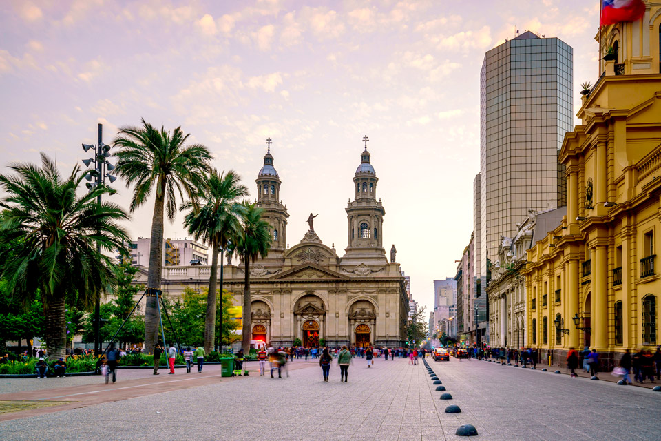 Plaza de las Armas square, Santiago, Chile