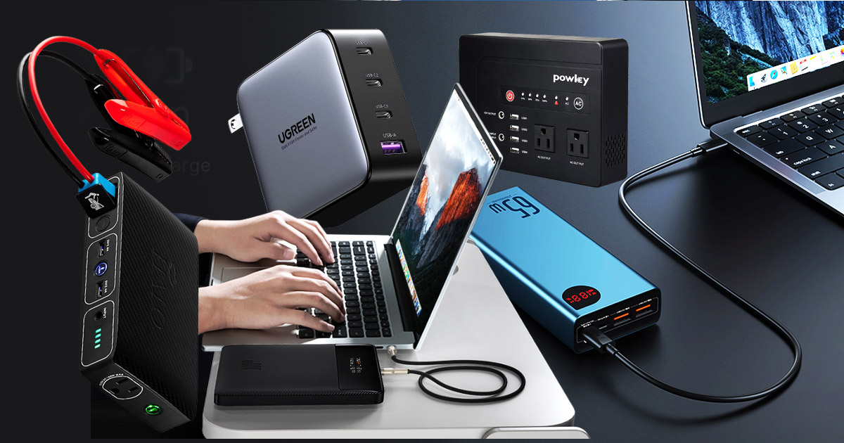 Portable Laptop Charging Gadgets