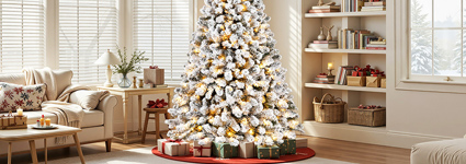 It’s The Holiday Season, And This Pre-Lit Christmas Tree Shines Bright With An Epic Discount