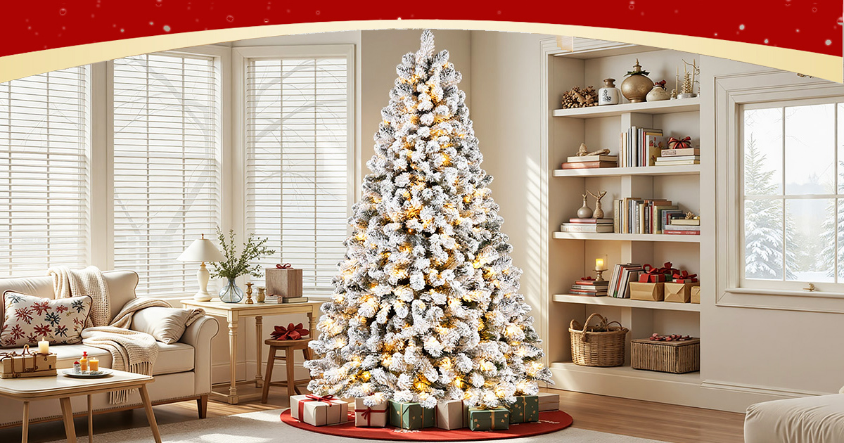 Pre-Lit Christmas Tree for holiday home decor