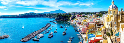 Procida island in Naples Italy is absolutely breathtaking