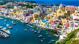 Procida island in Naples Italy is absolutely breathtaking