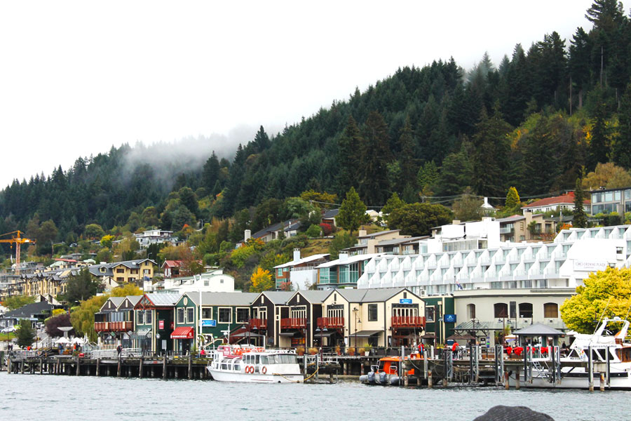 Queenstown pier, New Zealand