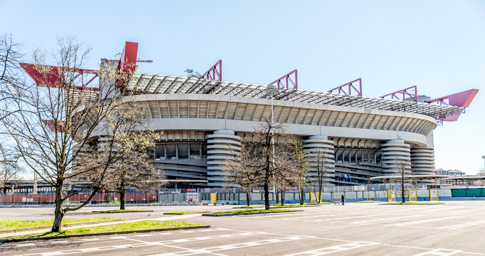 San Siro arena, Milan. Italy