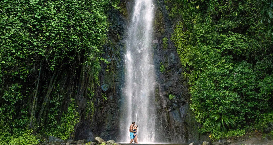 Sandals St. Vincent, stunning backdrop of volcanic landscapes, verdant rainforests, and pristine beaches