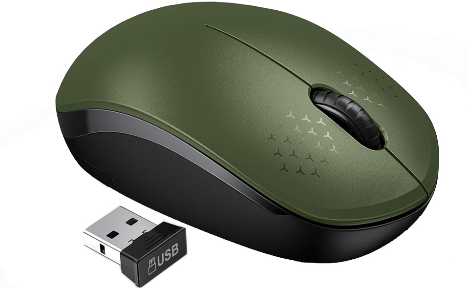 Seenda Wireless Mouse With USB Receiver: Compact, Colorful, and Quiet