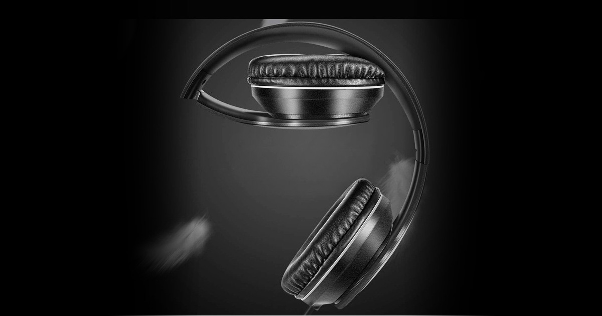 Black over-ear wireless headphones with cushioned ear cups, highlighting a lightweight, comfortable design for immersive music, calls, and everyday listening.