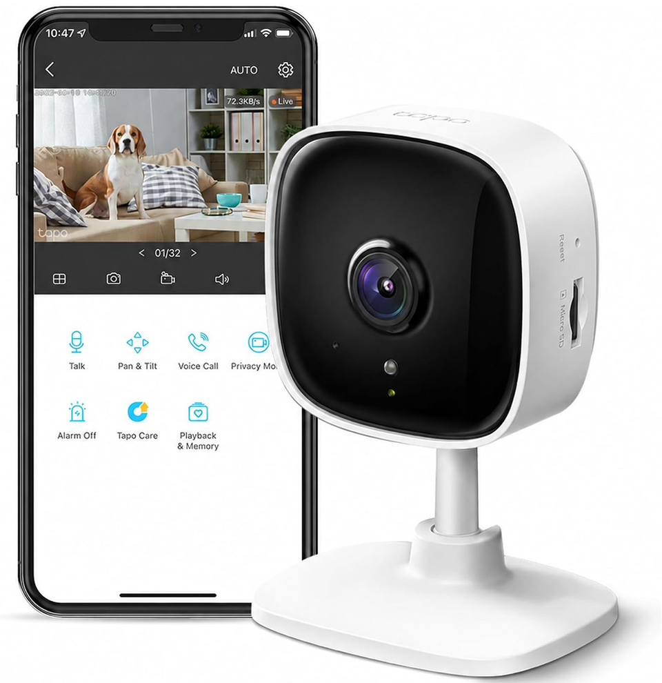 The Tapo Indoor Security Camera Baby Monitor And Dog Cam