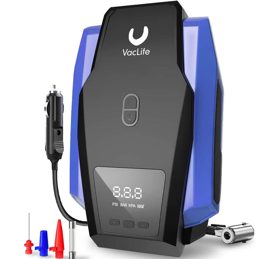 VacLife 12V Portable Digital Air Compressor