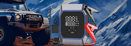 Ultimate Car Gadget: Powerful 6000A Jump Starter With Air Compressor And USB Charger