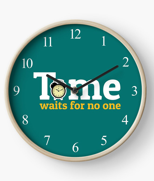 Time Waits For No One - Aqua Clock