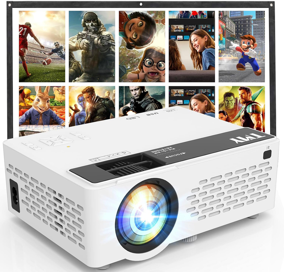 TMY Mini Bluetooth HD Projector Compatible With TV Stick